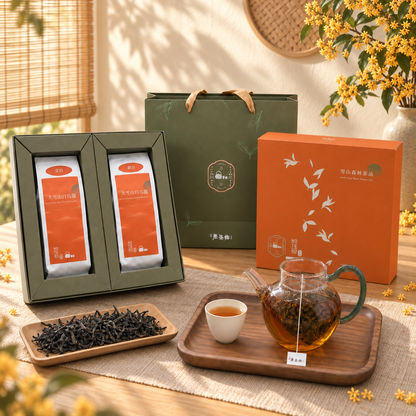 大雪山中秋雙茶禮盒｜白茶・白烏龍四款任選兩款（50g×2）