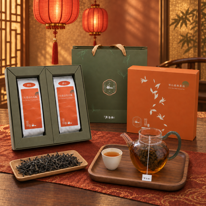 大雪山中秋雙茶禮盒｜白茶・白烏龍四款任選兩款（50g×2）
